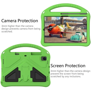 Protectie Copil-Dovada de Caz pentru Samsung Galaxy Tab A7 2020 T500 T505 Greutate redusa rezistent la Șocuri Ocupa Sta EVA Protecție Copii de Caz