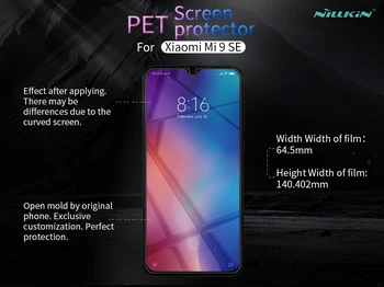 Protector de ecran pentru Xiaomi Mi 9 Mi9 SE Nillkin Clear / Matte Moale Folie de Plastic pentru Xiaomi Mi 9