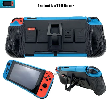 Protector TPU Caz Shell Capac de Protecție Cu Suport pentru Nintend Comutator NS Joc Consola JoyCon Mâner cu Kickstand