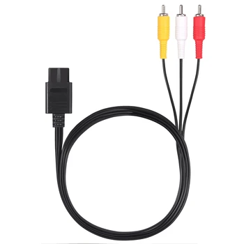 PROZOR 1.8 m Cablu Composite AV Cablu AV Compozit Retro TV Audio Video Standard de Cabluri Cablu de 6 Metri Pentru N64 GC SNES