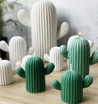 PRZY 3D Carne Cactus Mulaj Acasă Decorare Lumanari Decorative Mucegai Suculente Cactus Lumânare Forme Rasina Matrite de Lut