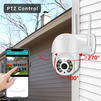 PTZ 1080P Camera IP Wireless de Miscare IR rezistent la apa 4X Zoom Digital Speed Dome Camera de Supraveghere de Securitate