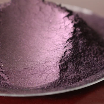 Pudră de mică de Pigment Praf de Perla Pearlized Stralucire Vopsea pe bază de Acril pentru Arte Vopsea Auto Săpun Fard de Ochi Vopsea de 50g Tip 417 Trandafir Violet