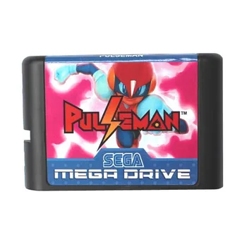 Pulseman (Puls Om) de 16 biți MD Carte de Joc Pentru Sega Mega Drive Pentru Genesis