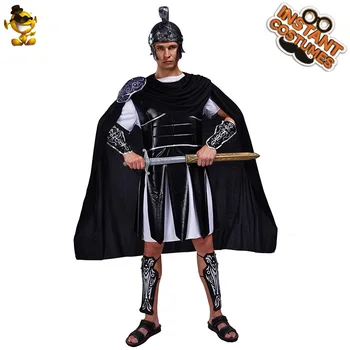 Purim Adult Gladiator Roman Costum De Cosplay, Costume De Halloween De Imbracat Deluxe Războinic Grec Bărbați Antice Romane De Îmbrăcăminte