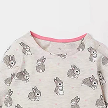 Puțin maven Fata de Copil de tip Boutique de Haine Animal iepure de Îmbrăcăminte pentru Copii Cămăși+Pantaloni 2020 Toamna Haine de Copil ti se Potriveste