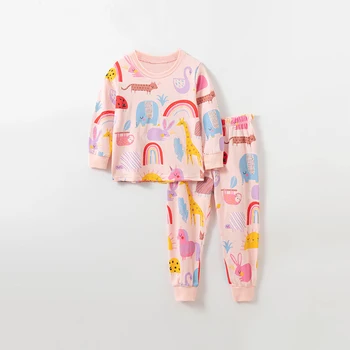 Puțin maven Pijamale Fete Unicorn pentru Copii de Toamna pentru Copii Pijamale Cald Animale Curcubeu Copii Pijamale Îmbrăcăminte