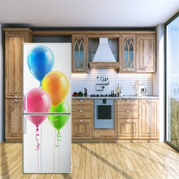 PVC Frigider Tapet Autocolant Auto-adeziv rezistent la apa Usa de Frigider, Decal Poster Bucătărie de Design Acasă Decor Art Mural60x150cm