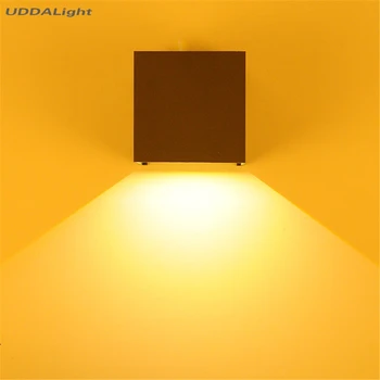 Pătrat de perete led lumină în aer liber SMD LED 10W ip65 gradina de perete de lumină