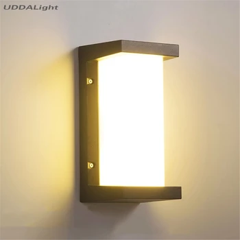Pătrat de perete led lumină în aer liber SMD LED 10W ip65 gradina de perete de lumină