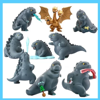 Q Versiune de Godzilla 2 Monstru Jucărie pentru Copii Papusa Ornamente Figurine Model 12 Stil Orb Cutie Cadou