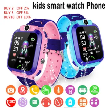 Q12 IP67 Băieți Fete Smartwatch Cadou Pentru Copii Cu Cartela Sim Camera Copiilor Ceas Inteligent SOS de Telefon Ceas Pentru Android IOS