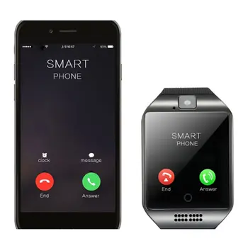 Q18S Inteligent Ceas Camera de la Distanță Cu TF Slot pentru Card SIM Monitor Somn Memento Sedentar de Înregistrare Ceas Telefon 2020 Nou
