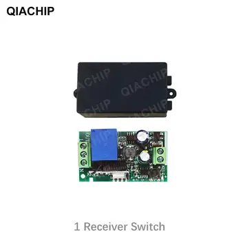 QIACHIP 433Mhz Universal Wireless de Control de la Distanță Comutator AC 110V 220V 1 Canal Releu Modulul de Receptor și RF Transmițător 433 Mhz