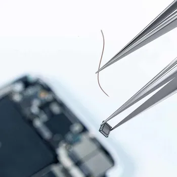 Qianli Mega-idee Penseta Non-Magnetic Dtainless Dteel Rezistent la Uzura Telefonul Mobil Amprenta Fly linie de Întreținere Greu Pensete