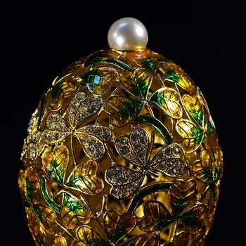 QIFU New Sosire Frumos Ou Faberge pentru Cutie de Bijuterii