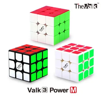 Qiyi Cub Valk3 Powe M 3x3x3 Magnetica magic puzzle cub 3x3 În Valk3 Putere Viteza Cubo magic 3x3x3 Magnetic puzzle cub