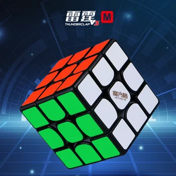 Qiyi MoFangGe fulger v3m Magnetic 3x3 cub Magic profesionale viteza cubo jucarii pentru copii