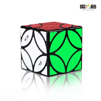 QIYI Monedă de Cupru Magic Cube 3x3x3 Buna Neregulate Viteza de Puzzle Mofangge Monedă Antică Cubo Magico Copii, Jucarii Educative