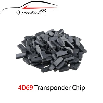 QWMEND Mașină de la Distanță Cheie Cip ID69 Transponder 4D69 Chip pentru Yamaha Carbon Cip Gol 4D 69 ID 69 3X 10X, 20X, 50X