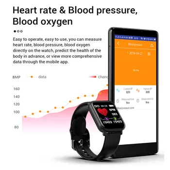 R16 Femei Bărbați Ceas Inteligent P67 Impermeabil Electronice Smartwatch Heart Rate Monitor De Presiune Sanguina Fitness Pentru Android Apple Watch