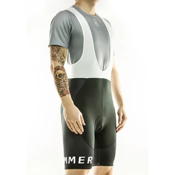 Racmmer 2020 Mens Ciclism Salopete pantaloni Scurți de Vară Coolmax 5D Gel Pad Bicicleta Salopete Dresuri Mtb Ropa Ciclismo Umiditate Wicking Pantaloni #BD-02
