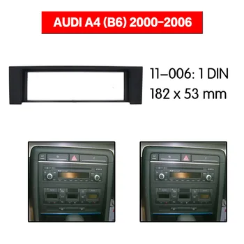 Radio auto Fascia Cadru Kit Pentru AUDI A4(B6) 2000-2006 Radio Auto Stereo Audio Bezel Angel Panoul Ornamental Dash Unul Din Kit de Montare