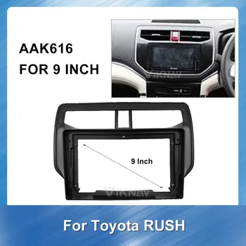 Radio auto Multimedia fascia retehnologizare DVD cadru Pentru Toyota RUSH 2018 accesorii plastic ABS deschide fere montare panou auto