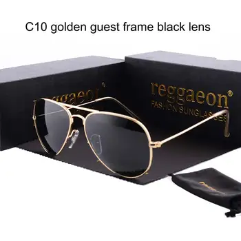 Raggaeon Sticlă lentile de ochelari de soare pentru femei de Înaltă calitate uv400 design de brand pilot om ochelari de soare albastru Lunetele Moda Retro Plaja