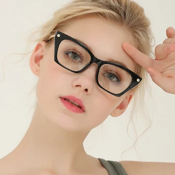 Rama de ochelari de moda pentru femei de moda Pătrat Transparent optic ochelari 2020 Nou clar retro cadru Metalic ochelari de vedere