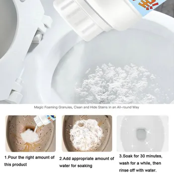 Rapid Spumare Detergent Pentru Toaletă Mașină De Spălat Wewer Chiuveta Gresie 2019 Noi Bule Magie Praf De Toaletă Curat #20