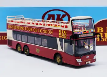 Rare Aliaj Model 1:43 Ankai Double Decker Bus Mare Tur al Olimpice de la Londra turnat sub presiune Model de Jucărie Pentru a Colecta,Decor