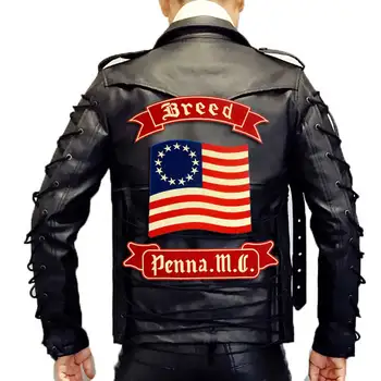 RASA PENNA.M.C STEAGUL AMERICAN de MOTOCICLETE SUPORT Brodate motociclist Patch-uri