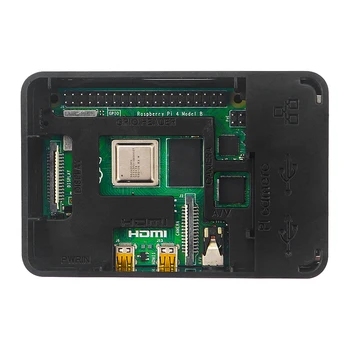 Raspberry Pi 4 Model B Caz ABS Shell cu Ventilator de Răcire Radiator CE Adaptor de Alimentare Opțional Card SD, Cablu HDMI pentru RPI 4