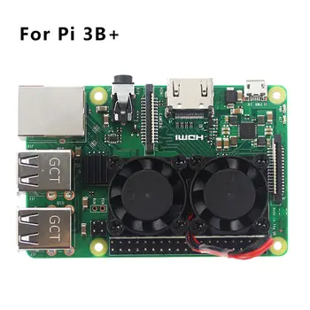 Raspberry Pi Dual Ventilator Cu radiator Final Dublu de Racire Ventilatoare Cooler Pentru Raspberry Pi 3 Model B+ Plus Sau 3B