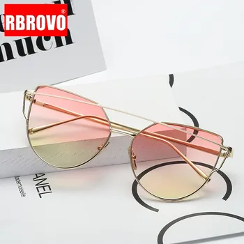 RBROVO 2021 Lux Bomboane Cateye ochelari de Soare Femei Ocean de Lentile de Ochelari de Soare Retro Clasic de Cumpărături Lunette De Soleil Femme