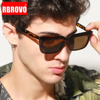 RBROVO 2021 Pătrat Retro ochelari de Soare pentru Barbati Brand de Lux Ochelari de vedere Pentru Bărbați/Femei de Epocă Ochelari de Soare Barbati Oglindă Gafas De Sol Mujer