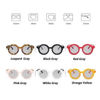 RBROVO Rotund Copii ochelari de Soare 2021 Retro ochelari de Soare pentru Femei Brand de Lux ochelari de Soare Copii Transparente Oculos Gafas De Sol