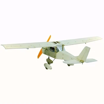 RC Cessna 182 KIT versiune 435mm anvergură a Aripilor de Balsa, Lemn de Tăiat cu Laser de control radio DIY control radio hobby Avion neasamblate piese