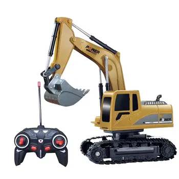 RC Simulare Jucărie RC Excavator Control de la Distanță Vehiculul Cu Lumina Pentru Baieti Universal Control de la Distanță Jucarii pentru Copii Jucării de Colecție