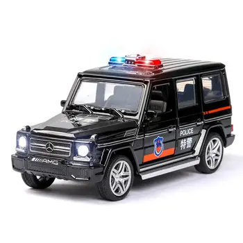 RCtown 1:32 Simulare Masina de Politie Vehicul pentru Copii Jucarie cu Sunet Efect de Lumină Home/Auto/Raft Decor