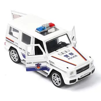 RCtown 1:32 Simulare Masina de Politie Vehicul pentru Copii Jucarie cu Sunet Efect de Lumină Home/Auto/Raft Decor