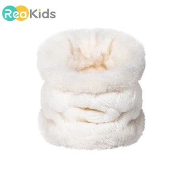 REAKIDS 2020 Copilul de Iarnă Eșarfă Tricotate Eșarfă Inel Copil mic Fata Moale Eșarfă Caldă Gât Brand de Lux pentru Copii Cald Snood Eșarfă