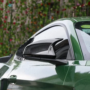 Real Fibra De Carbon Pentru Ford Mustang-2019 Partea Aripa Oglinda Retrovizoare Capac Caz Acoperire Coajă Tăiați Accesorii Auto Toate Versiune