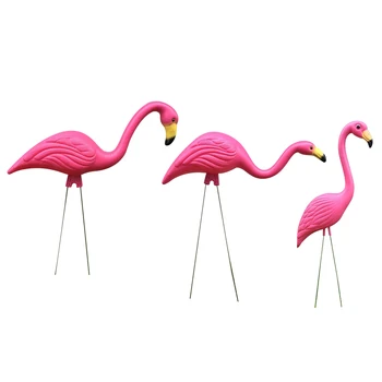 Realist Mari Flamingo Roz Decor Gradina Gazon Art Ornament Acasă Ambarcațiuni