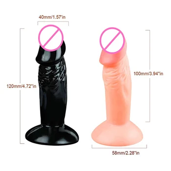 Realist Penisului pentru femei Dildo Cu ventuza Silicon Flexibil Anal Plug Dop de Fund Minunat Dildo-uri, Vibratoare Jucarii Sexuale Pentru Adulți