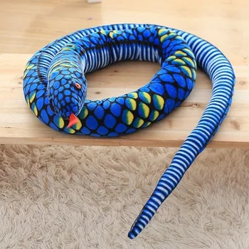 Realiste Boa Jucărie de Pluș Umplute Șarpe Lung de Animale Papusa Adulți Copii Creativ Cadou de Ziua Canapea Scaun Decorative Jucărie de Pluș 280cm