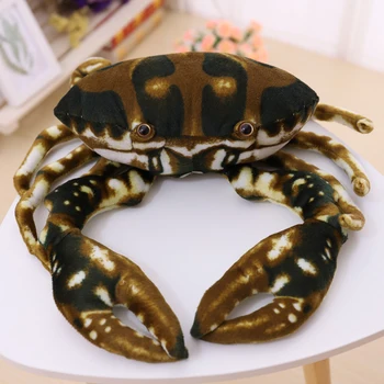 Realiste Înot Crab Umplut Papusa de Plus Verde/Maro/Portocaliu Acvatice, Ocean, Mare, Animale de Pluș Acasă Decorative Pluș 27-80cm