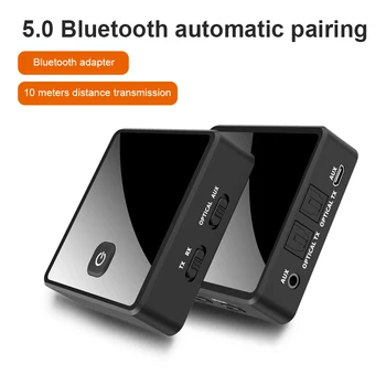 Receiver Audio Bluetooth Transmițător 2 IN 1 Suport de Fibră Optică Și de Interfață de 3,5 mm AUX Interfata Pentru Telefonul Mobil, Tableta, TV