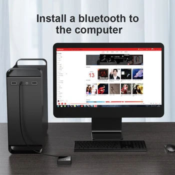 Receiver Audio Bluetooth Transmițător 2 IN 1 Suport de Fibră Optică Și de Interfață de 3,5 mm AUX Interfata Pentru Telefonul Mobil, Tableta, TV